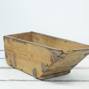 Antique . European Hand Made Wooden Scoop Primitive Grain Scoop Rice Scoop Wood Shelf Rustic Decor Farmhouse Decor #2