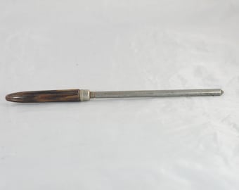 Vintage . Knife Sharpener Bakelite Brown Handle