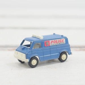 Vintage. Tootsie Spielzeug Polizei Van Blau weiß Vintage Spielzeug+