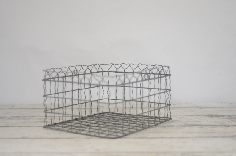 Vintage Decorative Wall Basket Metal Decorative Planter Wire Etsy