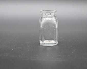 Vintage Small Individual Glass Creamer Mini Pitcher Restaurant Serve Ware Coffee Station #Style 1