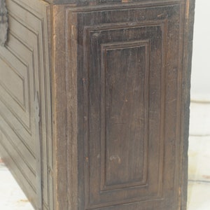 Vintage/Antique Wood Apothecary Cabinet Jewelry Vabinet Wood File Cabinet Wood Drawers image 3