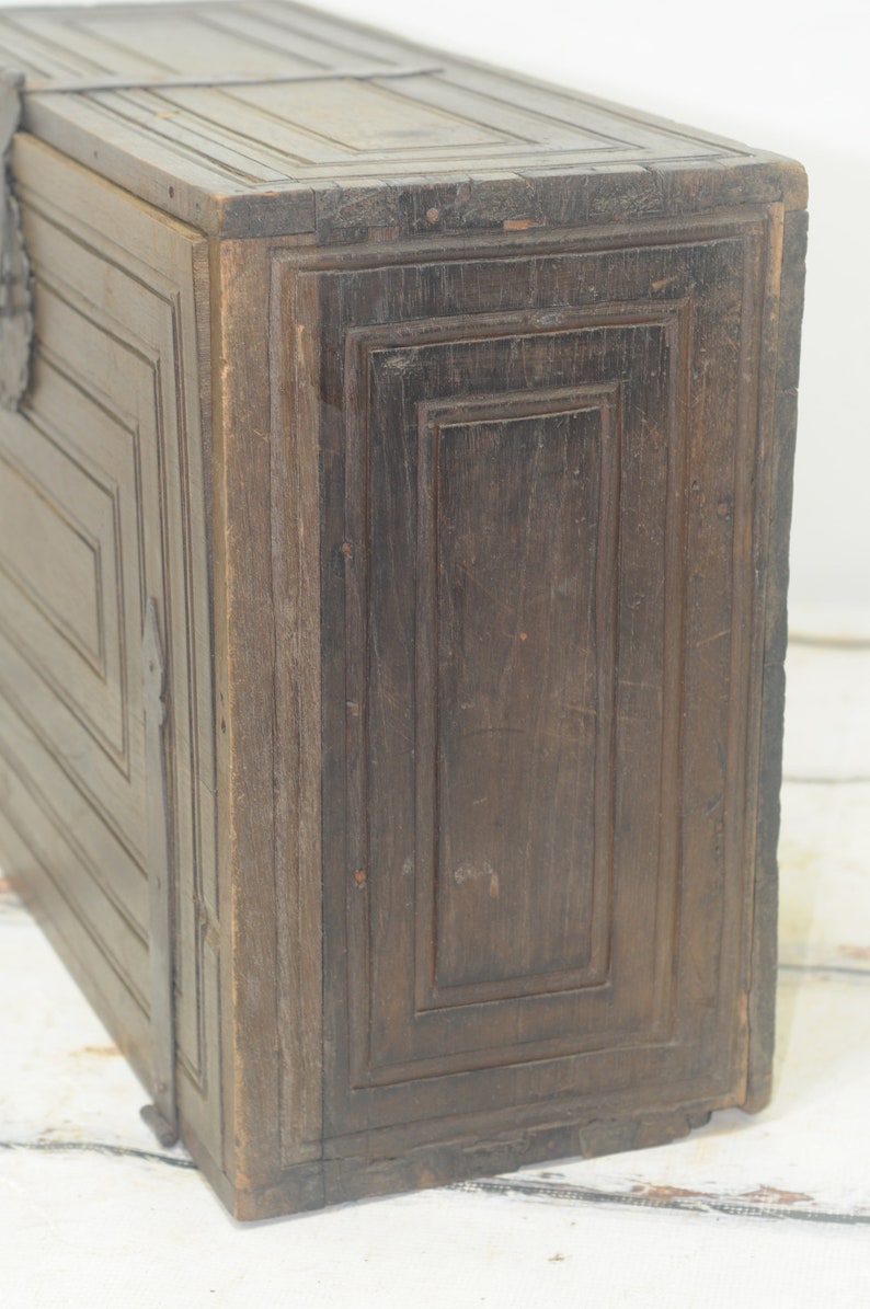 Vintage/Antique Wood Apothecary Cabinet Jewelry Vabinet Wood File Cabinet Wood Drawers image 3