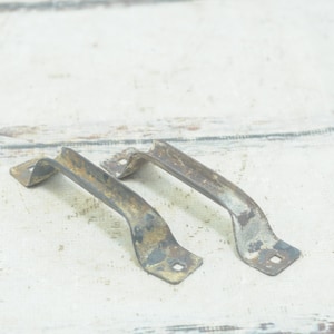 2 Vintage Steel Barn Door Gate Handles Rustic Barn Find Trunk Handles Door Handles