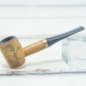 Vintage . Short Stem MISSOURI MEERSCHAUM Corn Cob Pipe Early Tobacco Collectible Pipe Collectible +