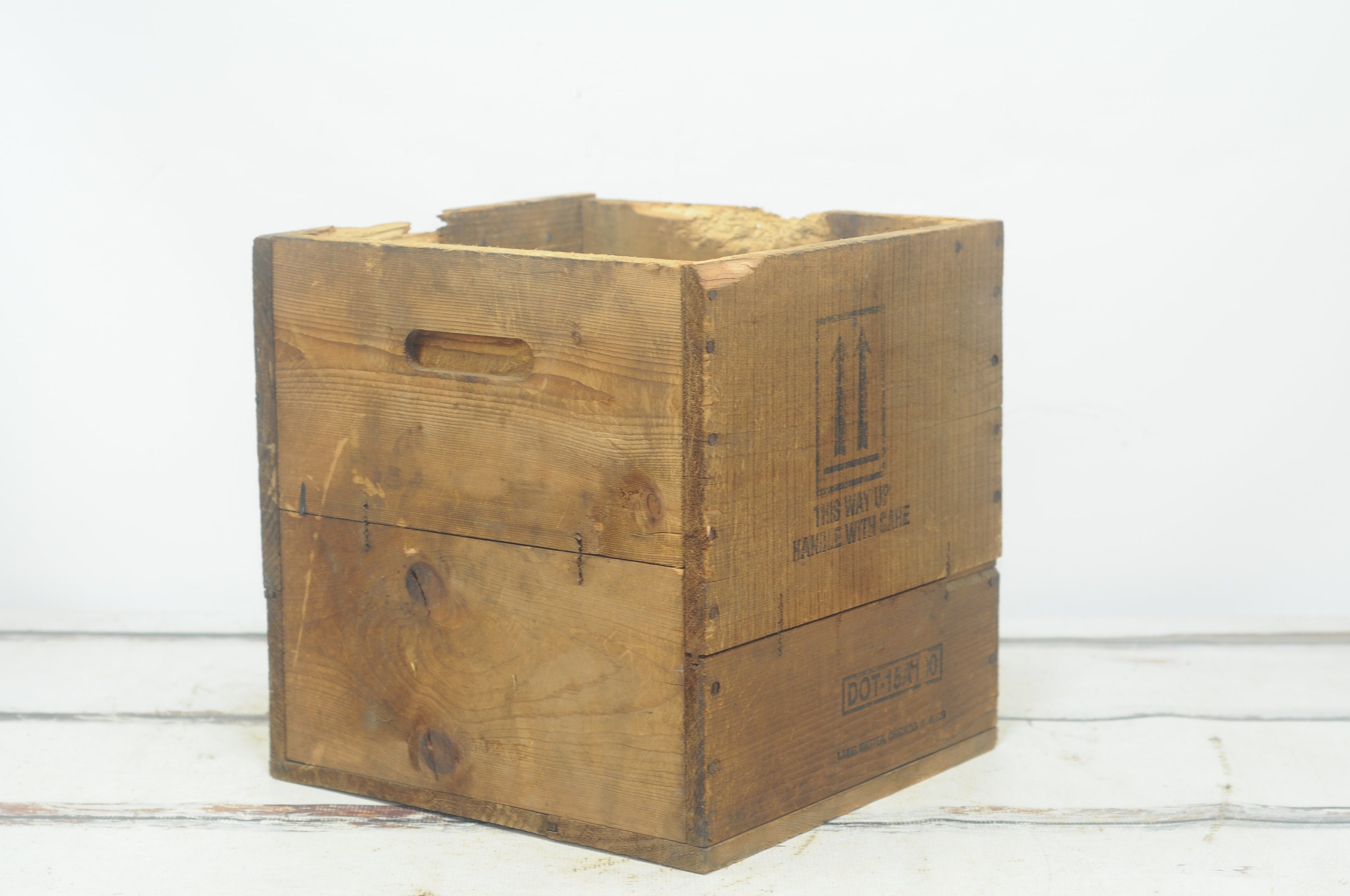 U.S.A ヴィンテージ 木箱 vintage wooden box Amazon.com: Useekoo Vintage Wooden Storage Box Container