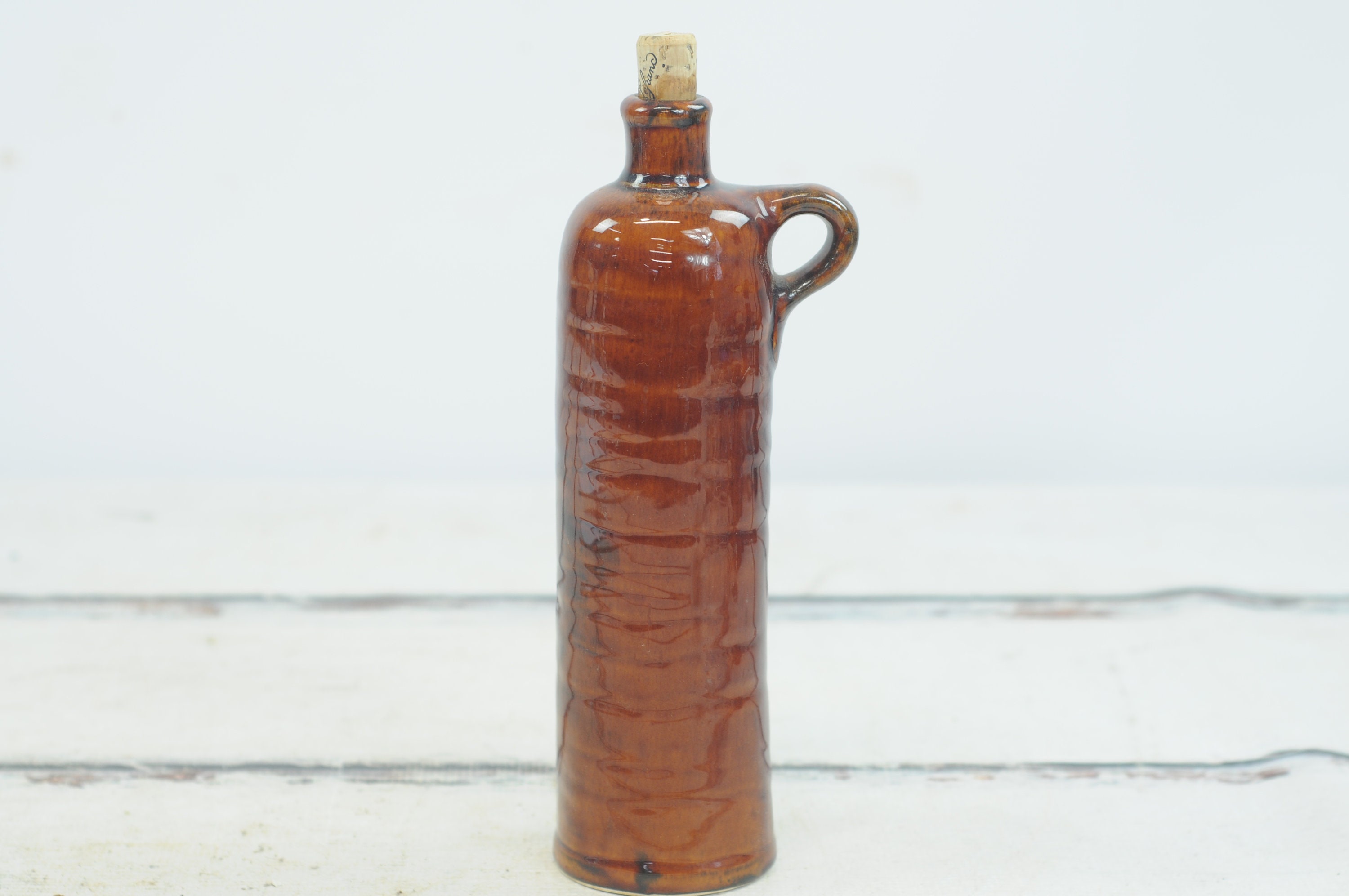 Vintage Stoneware Bottle Newberry Wine Cedarburg WI Brown Etsy