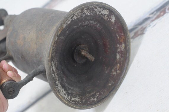 Vintage Brass Blow Torch Wooden Handle Turner Brass Works Sycamore