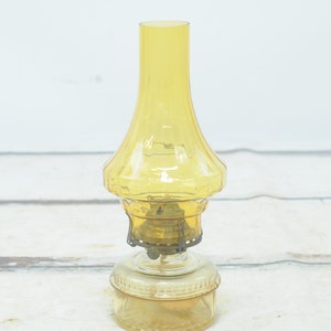 Antique  Embossed Glass Base Pattern Glass Oil Lamp Queen Anne No 2  c. late 1800s