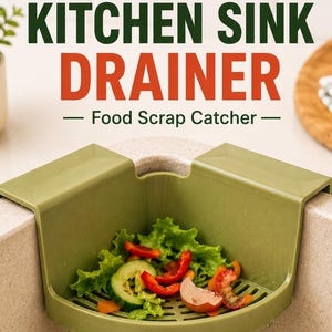 Sink Food Scrap Catcher STL | Kitchen Sink Strainer Basket | 3D Print File