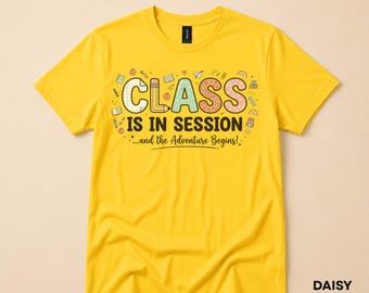 授業開始！キッズTシャツ｜新学期向け教室グラフィックTシャツ