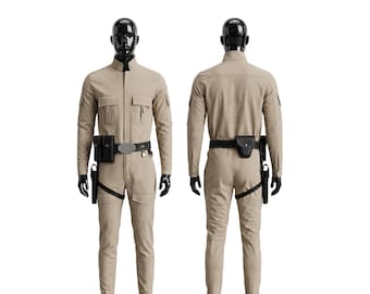 Luke Skywalker Bespin Costume, 501st Accurate Star Wars Cosplay, cotton Outfit, Bounty Hunter Suit