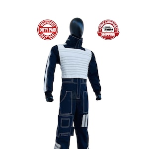 Blå Squadron X-Wing Pilot Jumpsuit – Star Wars Rebel Cosplay-dräkt
