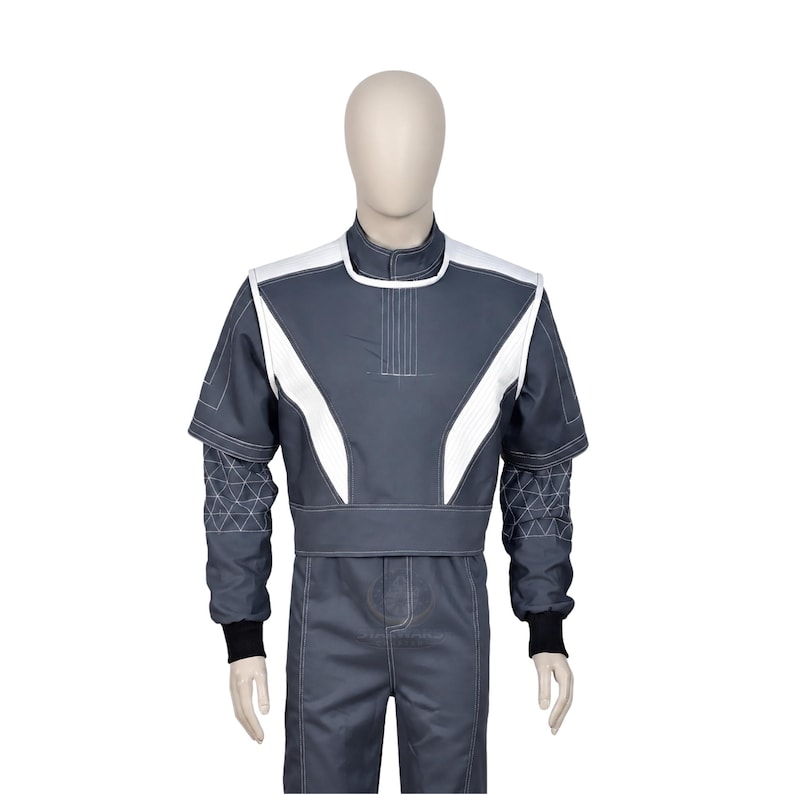 Mandalorian Din Djarin Flight Suit | Star Wars Bounty Hunter Cosplay Costume image 1