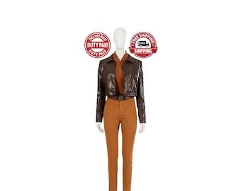 Inspired by Star Wars Sabine Wren Costume with Leather Belt & Jacket