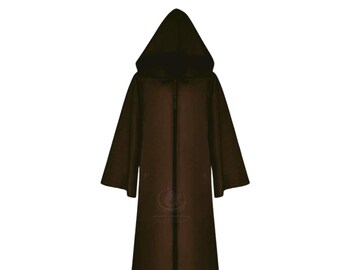 Star Wars Inspired Jedi Robe, Custom Hooded Cosplay Cloak, Sith Lord Costume, Jedi Knight Robe for Halloween