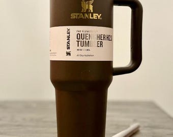 Stanley Chocolate Gold Quencher 40oz Tumbler Flowstate H2.0 water Bottle Free