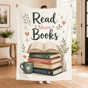 Manta con diseño de libros, regalo para amantes de los libros, manta para leer, manta acogedora para amantes de los libros, decoración de biblioteca, regalo para lectoras, manta de suave forro polar.