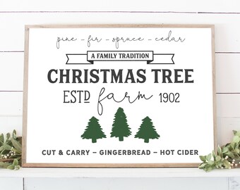 INSTANT DOWNLOAD Vintage Christmas printable - Retro holiday decor - Farmhouse Christmas wall art - Christmas tree - Rustic decorations