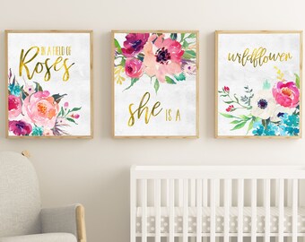 teal girl nursery