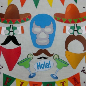 PDF - Cinco de Mayo photo booth props/decorations/craft - printable DIY image 3