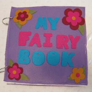 Fairy Busy Book / Quiet Book Pattern - INSTANT DOWNLOAD