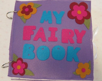 Fairy Busy Book / Quiet Book Pattern - INSTANT DOWNLOAD