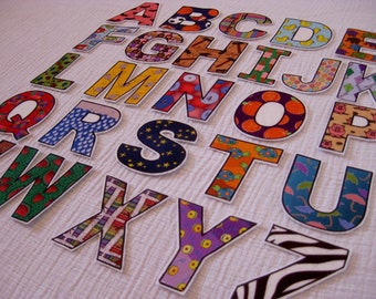 PDF - ABC Alphabet & Number fridge magnets / cut outs / felt board letters - Printable DIY