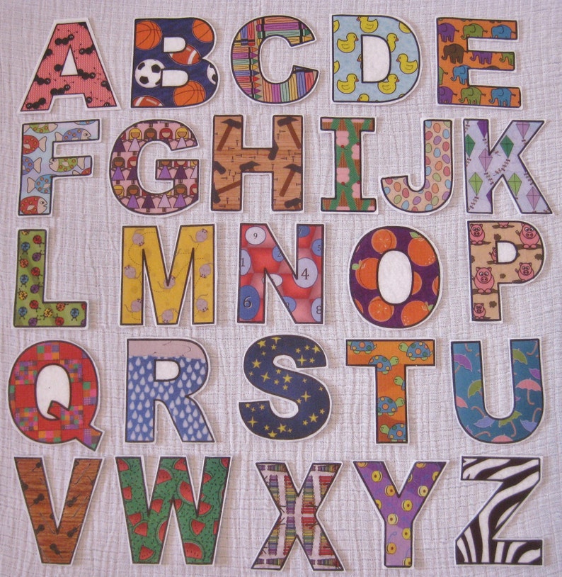 PDF ABC Alphabet & Number fridge / cut outs / felt