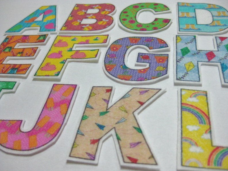 PDF Spring ABC Alphabet & Number fridge magnets / cut outs / | Etsy