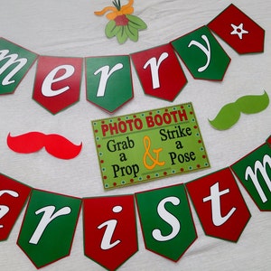 Christmas Photo Booth Props INSTANT DOWNLOAD image 4