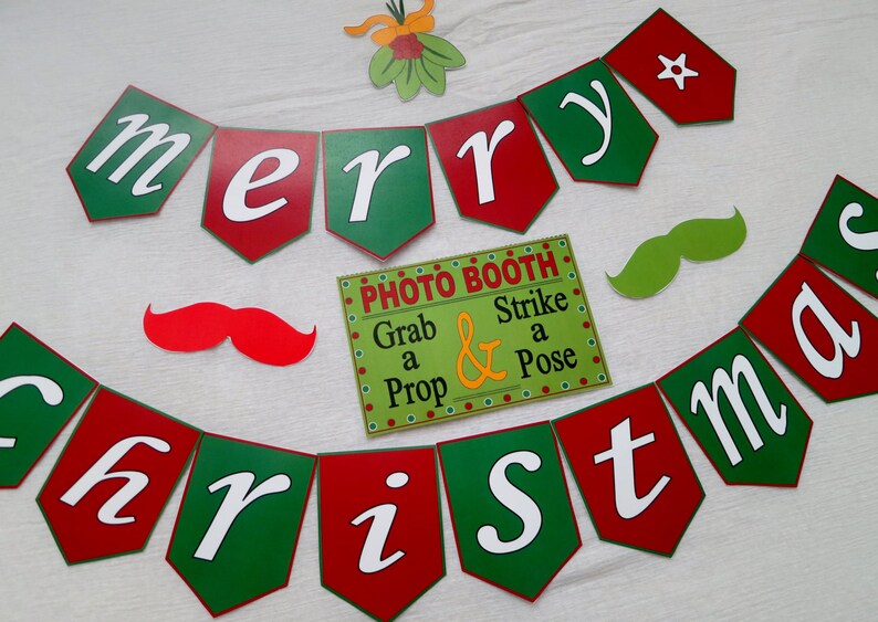 Christmas Photo Booth Props INSTANT DOWNLOAD image 4
