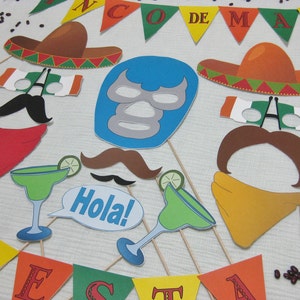 PDF - Cinco de Mayo photo booth rekwisieten/decoraties/ambacht - afdrukbare DIY