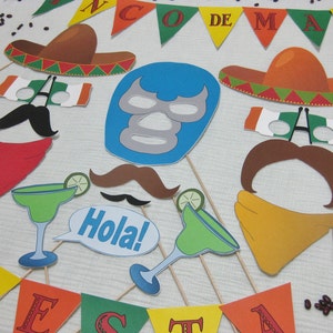 PDF Cinco de Mayo photo booth props/decorations/craft printable DIY image 1