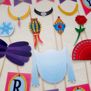 PDF - Princess Photo Booth Props for Birthday Party - Tiara / Crown ...