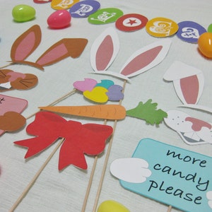 PDF Easter photo booth props/decorations/craft printable DIY image 2