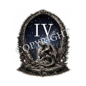 Fantasy Dragon Chapter Header Frame