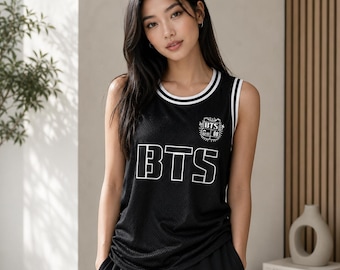 Custom BTS Basketball Jersey, Personalized Kpop Sports Shirt