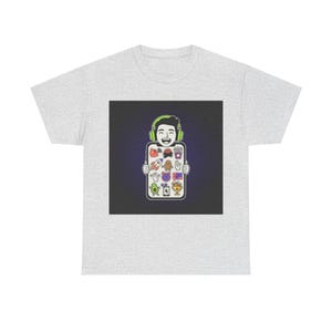 Camiseta con glosario de jerga de TikTok – Diseño de hoja de pegatinas con lenguaje de la Generación Z para adolescentes y nativos digitales