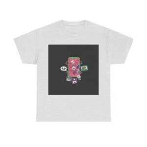 Camiseta con glosario de jerga de TikTok – Diseño de hoja de pegatinas con lenguaje de la Generación Z y explosión de emojis
