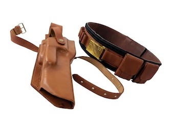 Boba Fett-cosplay leren riem met holster Mandalorian starwars-cosplaykostuum
