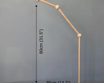 Baby mobile holder Wooden crib mobile Mobile arm for crib Baby Mobile hanger Crib mobile holder Baby mobile arm Crib mobile art