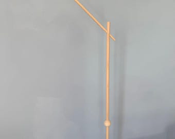 Brazo móvil para cuna Móvil de cuna de madera Colgador de móvil para bebé Soporte para móvil de bebé Soporte para móvil de cuna Brazo para móvil de bebé Arte para móvil de cuna