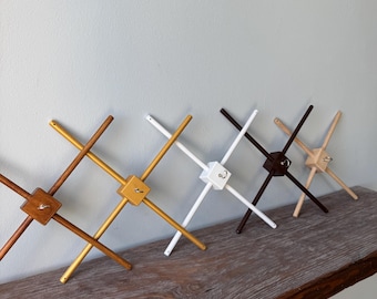 Brazo para móvil de cuna Soporte para móvil de bebé Colgador de móvil de bebé Móvil de cuna de madera Barra transversal para colgar móvil de bebé de madera – Haya natural