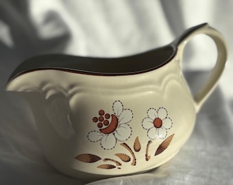 カンバーランドストーンウェア メイブロッサム グレイビーボート クリーマー ピッチャー 日本製 ヴィンテージ MCM