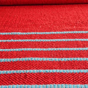 Handwoven Cotton Yoga Mat – Textured Boho Rug, Natural Anti-Slip Grip image 18