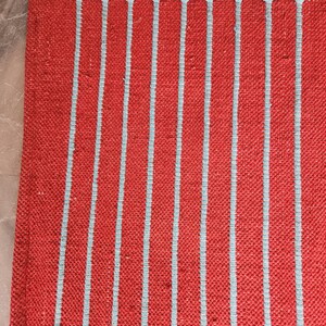 Handwoven Cotton Yoga Mat – Textured Boho Rug, Natural Anti-Slip Grip image 12