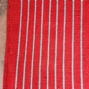 Handwoven Cotton Yoga Mat – Textured Boho Rug, Natural Anti-Slip Grip image 11