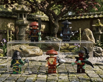 Ninjago Dragon Rising Villains Set, Forbidden Five Team Minifigures, Season 19 Antagonists Gift for Kids and Collectors