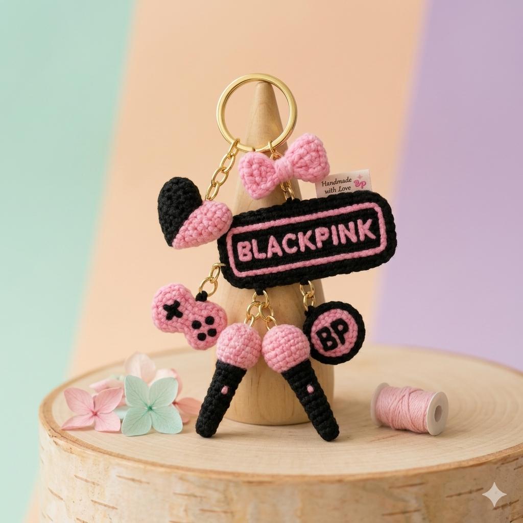 BLACKPINK Amigurumi Keychain Crochet Pattern PDF | Kpop Crochet